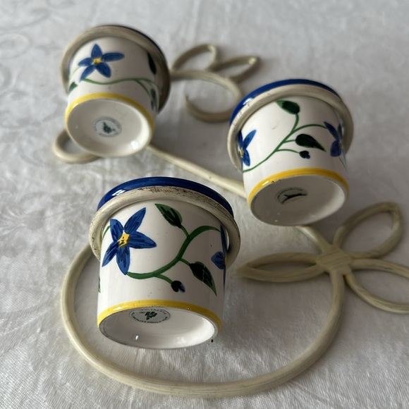 PartyLite P7768 Summer Vine Sconce 3 Votive Candle Tea light Holder - Picture 2 of 9